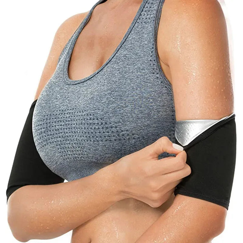 Adjustable arm sports sweatband with binding band in multiple colour and size options