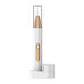 Gold-coloured ultrasonic tooth cleaning device for tartar and stain removal