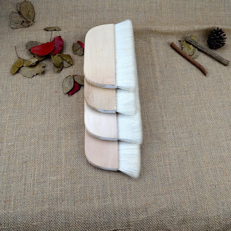 Wool art brush for mounting paste and board shading in picture colour