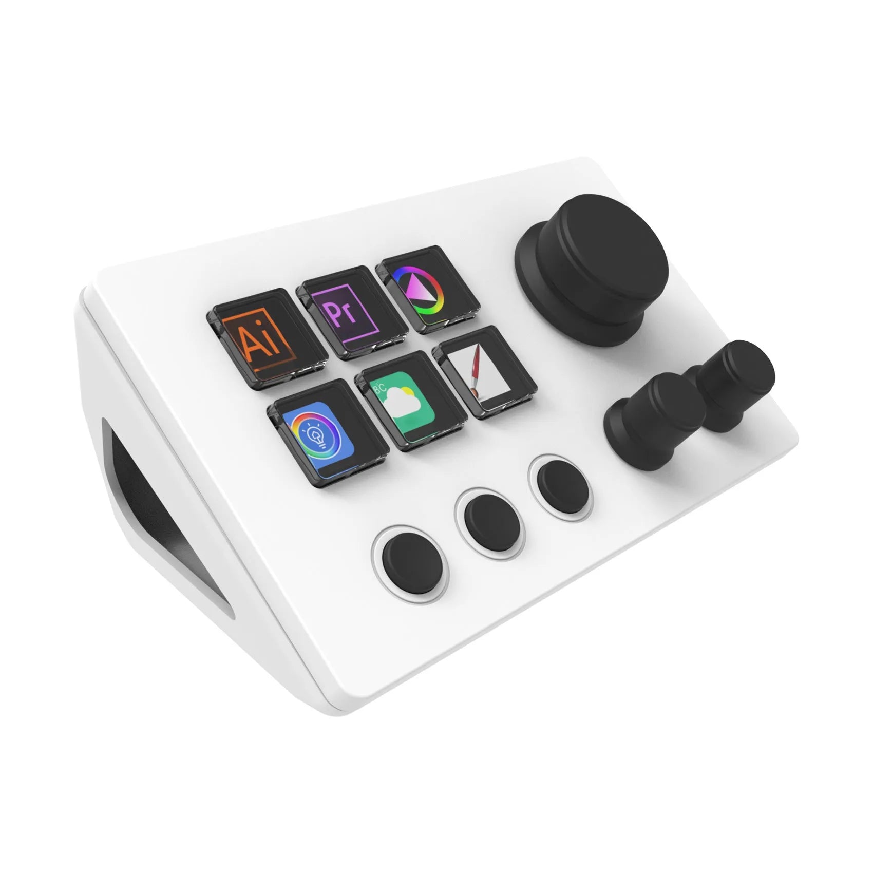 Visual Keyboard N3 silicone computer keypad with 2m cable and mounting bracket