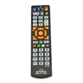 Black L336 universal learning remote control showing button layout and infrared transmitter