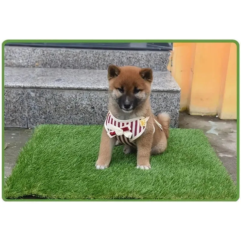 Artificial grass dog toilet training mat in three sizes for cats and dogs