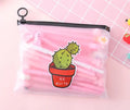 Marvel cactus cartoon pen set showing 20 colourful pens with character designs in plastic storage case