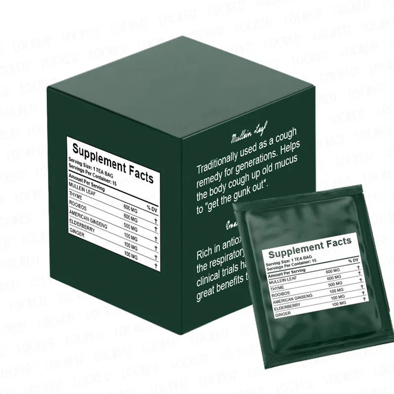 Box of Home Sugar Free Hairy Flower Tea Bags 15 packs 100g
