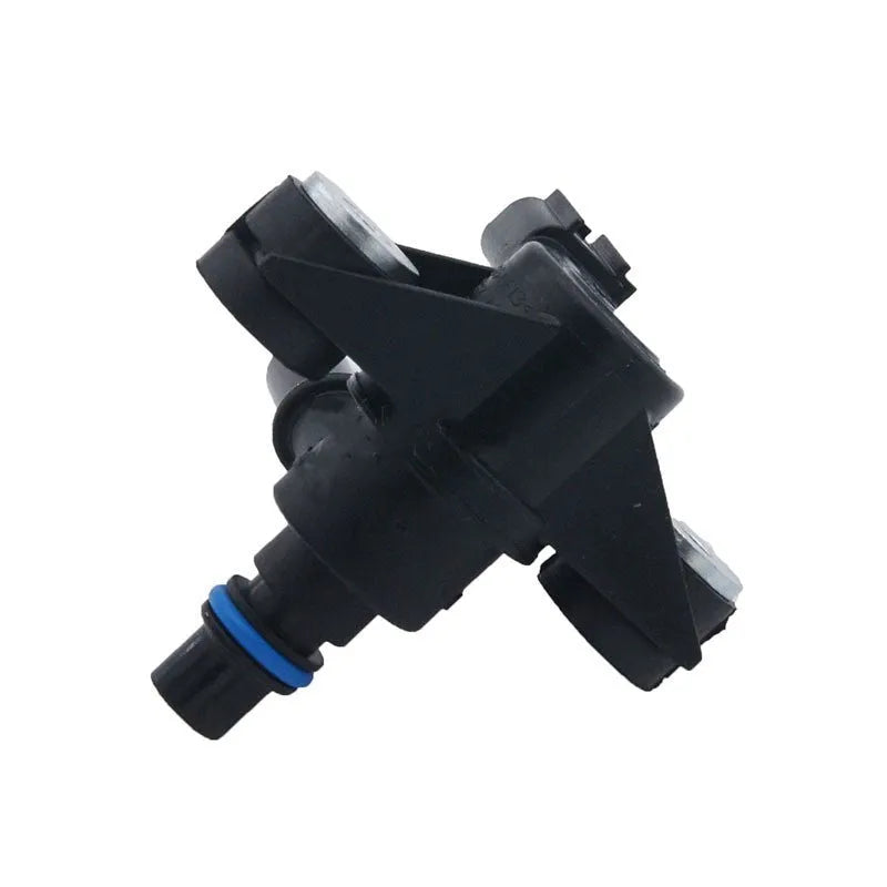 Black ABS plastic turbo boost solenoid valve for Ford vehicles, part number AU5A-9G866-AB