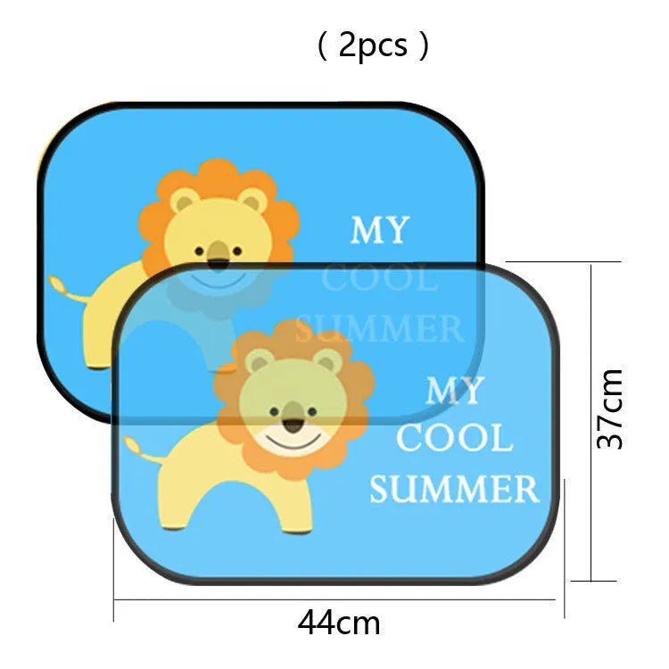 Electrostatic car side window sunshade made from nylon mesh material