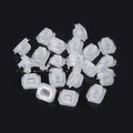 Plastic and metal interior fastener clips for BMW cars, pack of 100 pieces.
