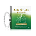Women's synthetic turquoise smoke prevention bracelet with blue stone appearance