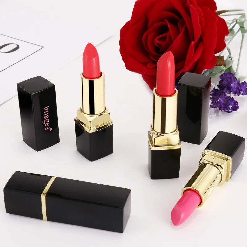 Lip gloss lipstick tube in choice of 10 colours including coral red and barbie pink, 3.8g net weight.