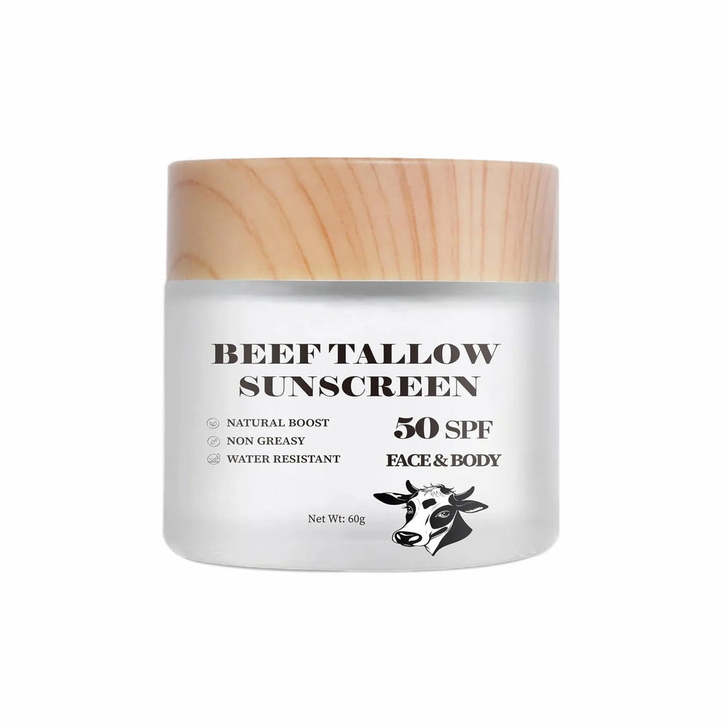 Beef tallow protective cream tube with 60g net content for waterproof skin protection