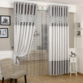 A single panel of simple blackout fabric curtain, showing hook, Korean hook, and ring hanging style options.