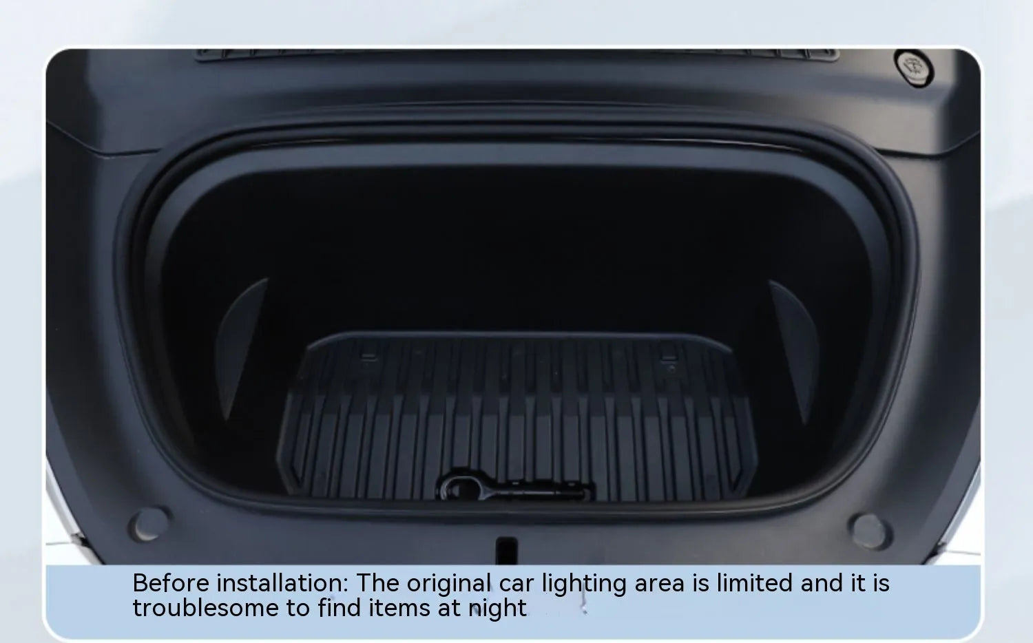Tesla Model 3/Y centre console backup box LED atmosphere light kit in silicone housing