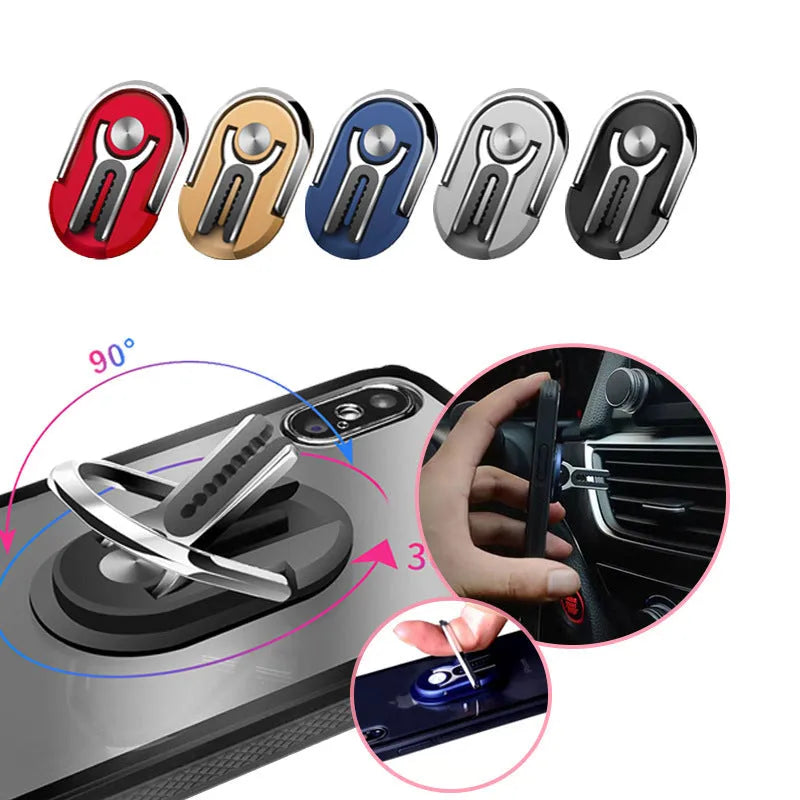 Universal car phone bracket with flexible gooseneck arm and suction cup mount in multiple colours