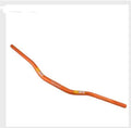 Scrambling motorcycle handlebar with orange EVO handle, aluminium alloy construction, 28mm diameter
