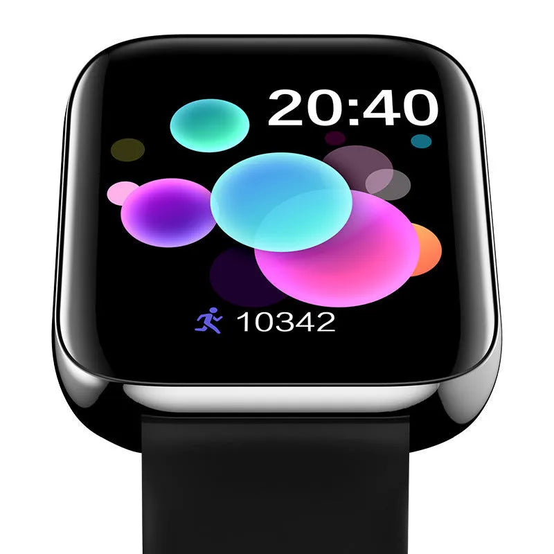 Smart bracelet with Bluetooth call and blood pressure monitoring on wrist