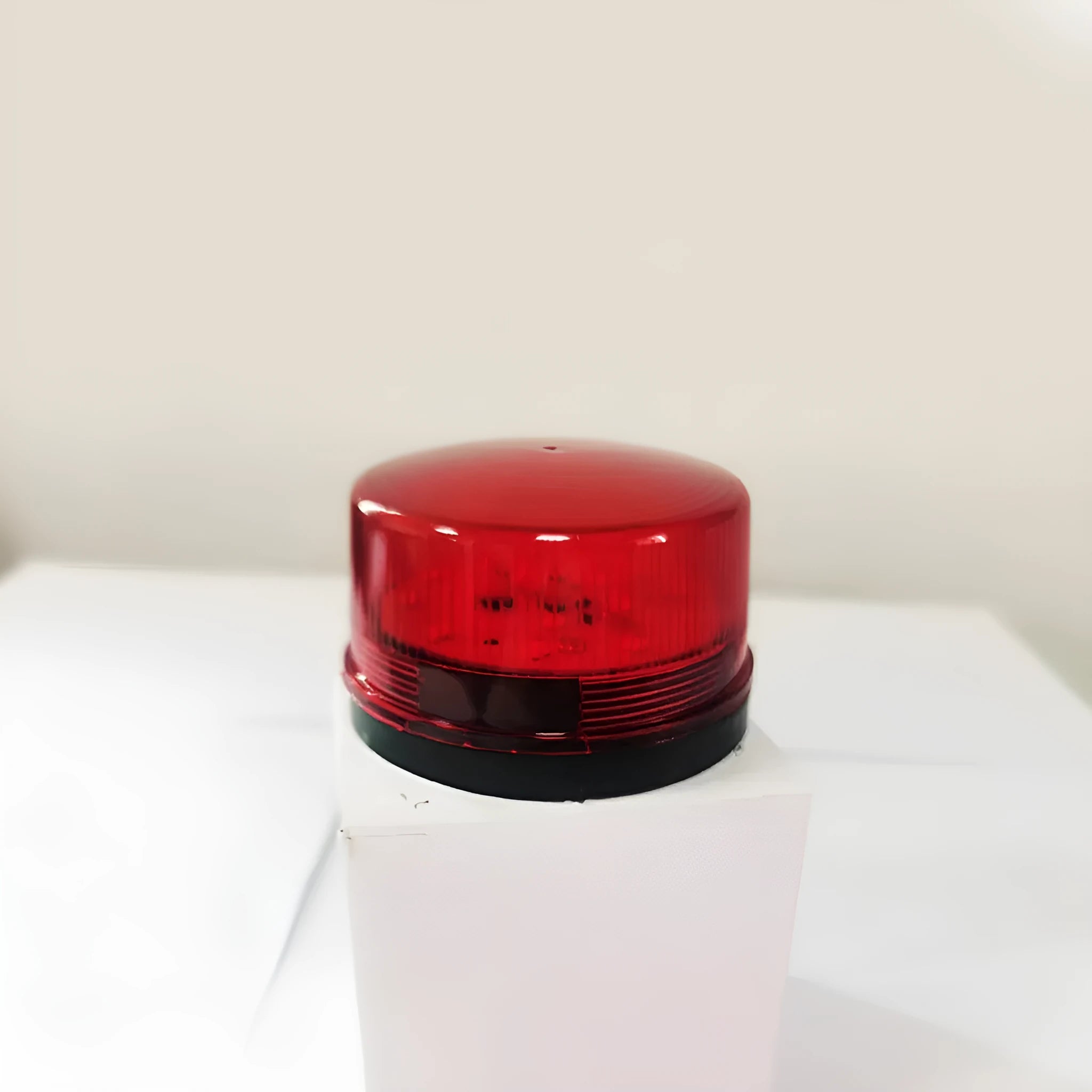 Small flash 24v warning alarm light in red yellow blue or green with 73mm diameter