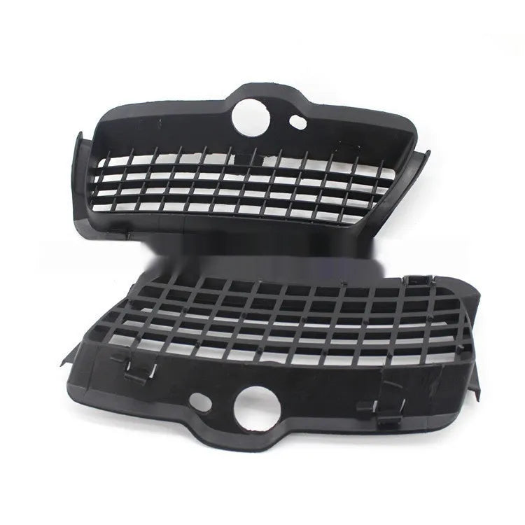 Pair of black ABS plastic fog lamp covers for Volkswagen Golf 3 front bumper