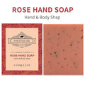 Handmade essential oil soap bar with frosted finish in five scent options