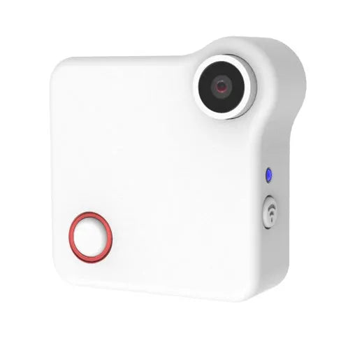 C1 CookyCam mini WiFi camera with clip and magnetic mount - 40x40x15mm wearable body camera in black