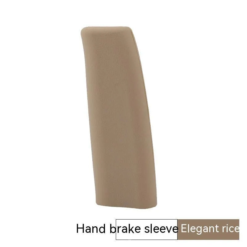 Universal silicone handbrake sleeve 12cm long in five colour options for vehicle gear lever