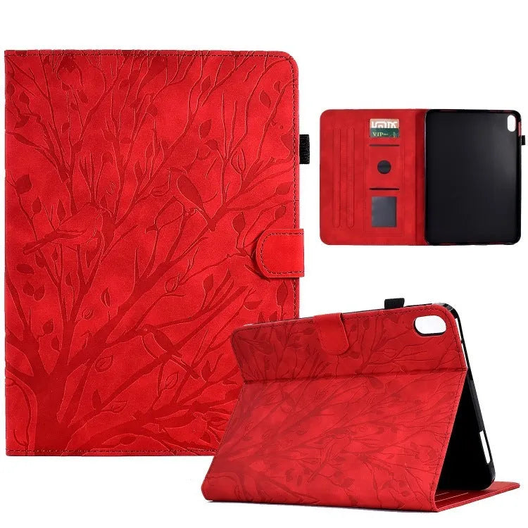 Imitation leather tablet protective case with bracket stand in black colour