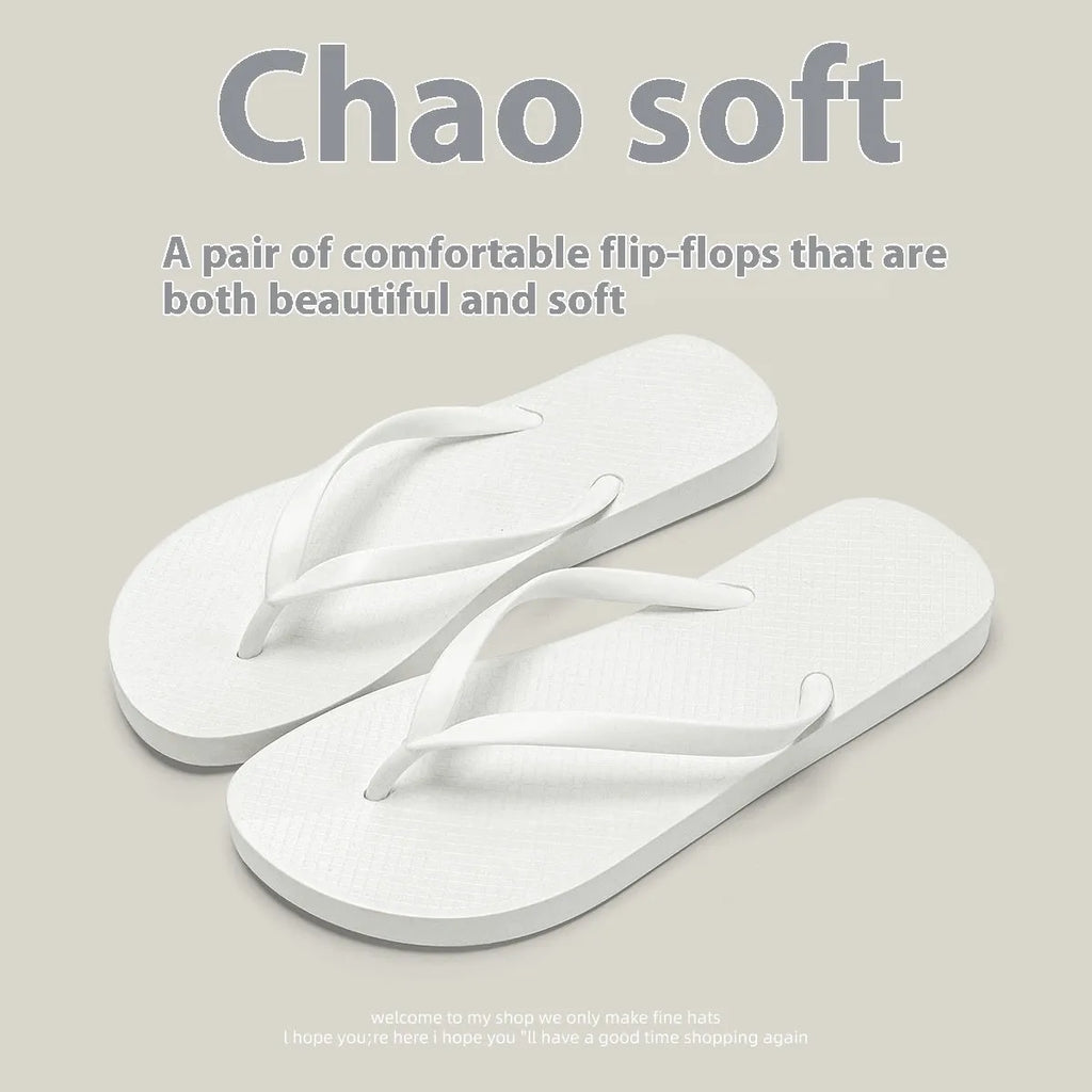 Seaside non-slip breathable flat slippers with hollow out design and injection moulded PVC sole in orange purple black white
