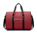 Medium cylinder travel bag in waterproof Oxford cloth with zipper opening and internal pocket