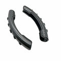 Fibreglass steering wheel anti-skid sleeve in carbon fibre black for 38cm diameter wheels