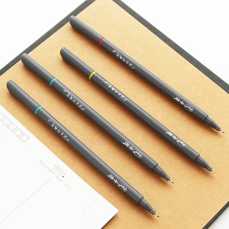 10 hook line pens with 0.38mm ultra-fine tips for technical drawing and repair work