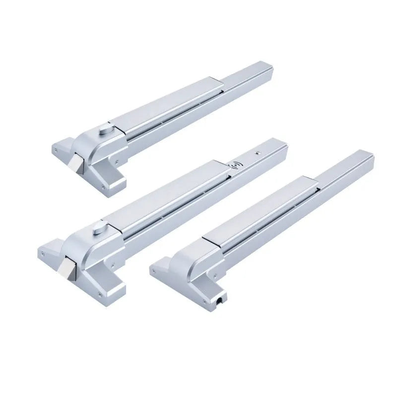 Stainless steel fireproof door push lock with external handle for single doors