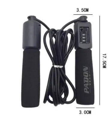 3 metre skipping rope in multiple colours including black, blue, green and red