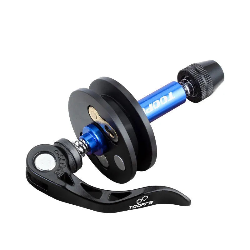 Aluminium bicycle chain holder tool for maintenance and washing procedures