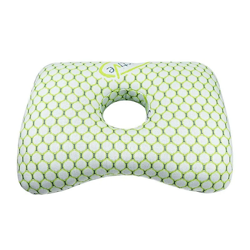 Beauty salon single hole ear pillow with polyester fibre filling in new Chinese style, 39cm by 28cm dimensions