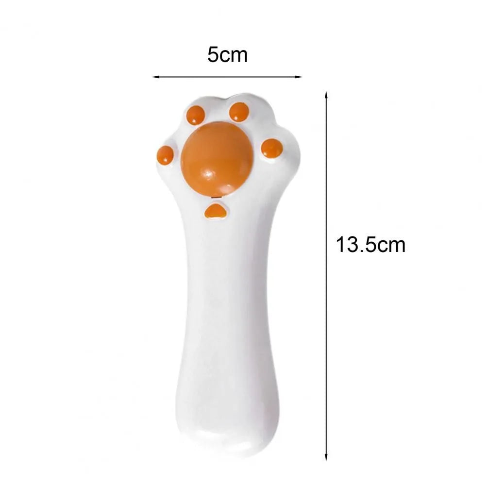 Blue cartoon-shaped cat toy with comb teeth and catnip compartment for dental care and massage grooming
