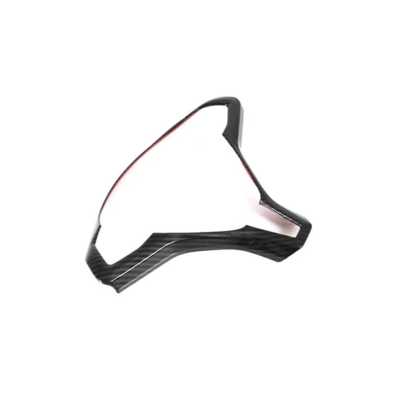 Tesla Model S steering wheel decorative frame in carbon fibre colour ABS plastic trim