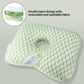 Beauty salon single hole ear pillow with polyester fibre filling in new Chinese style, 39cm by 28cm dimensions