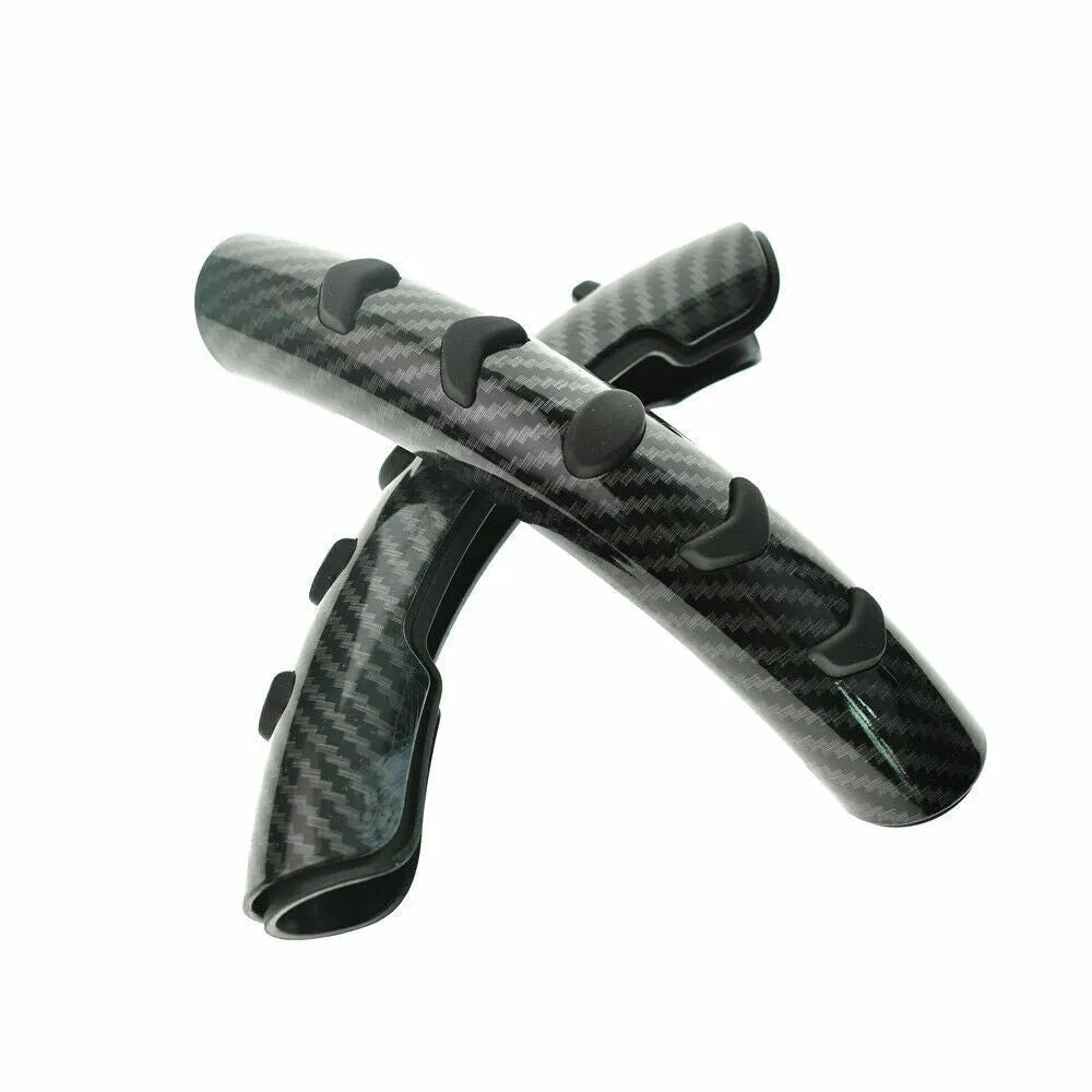Fibreglass steering wheel anti-skid sleeve in carbon fibre black for 38cm diameter wheels