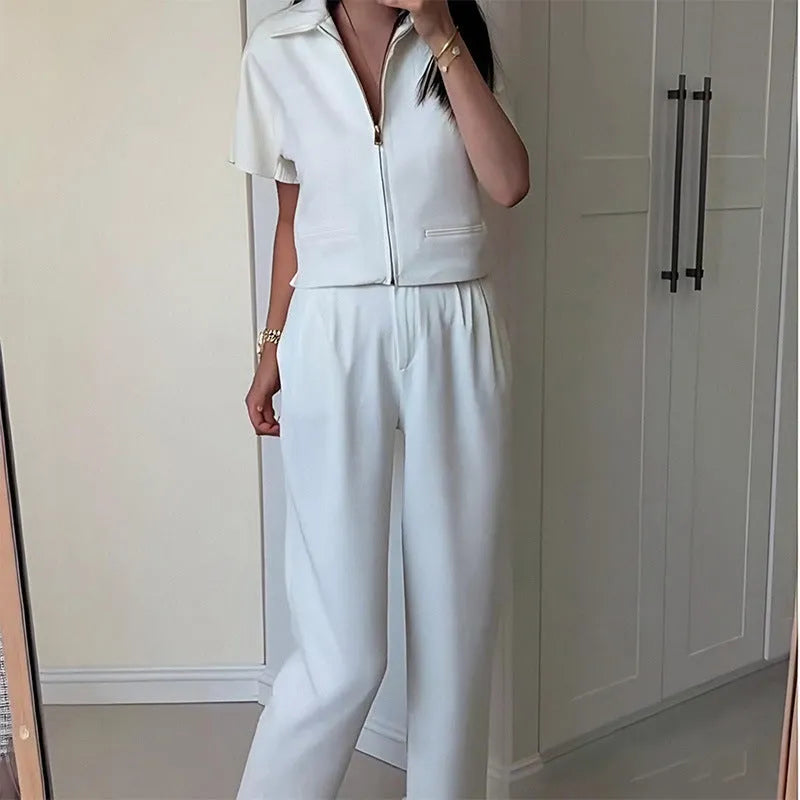 Damascus loose fit short sleeve casual shirt in white, black, or yellow colour