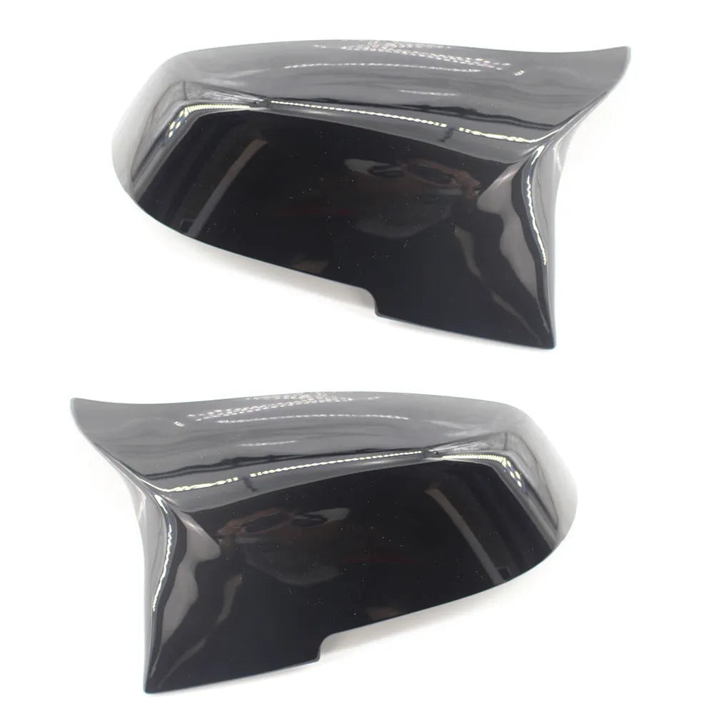 BMW 3 Series 4 Series modified horn rear-view mirror shells in paint bright black finish
