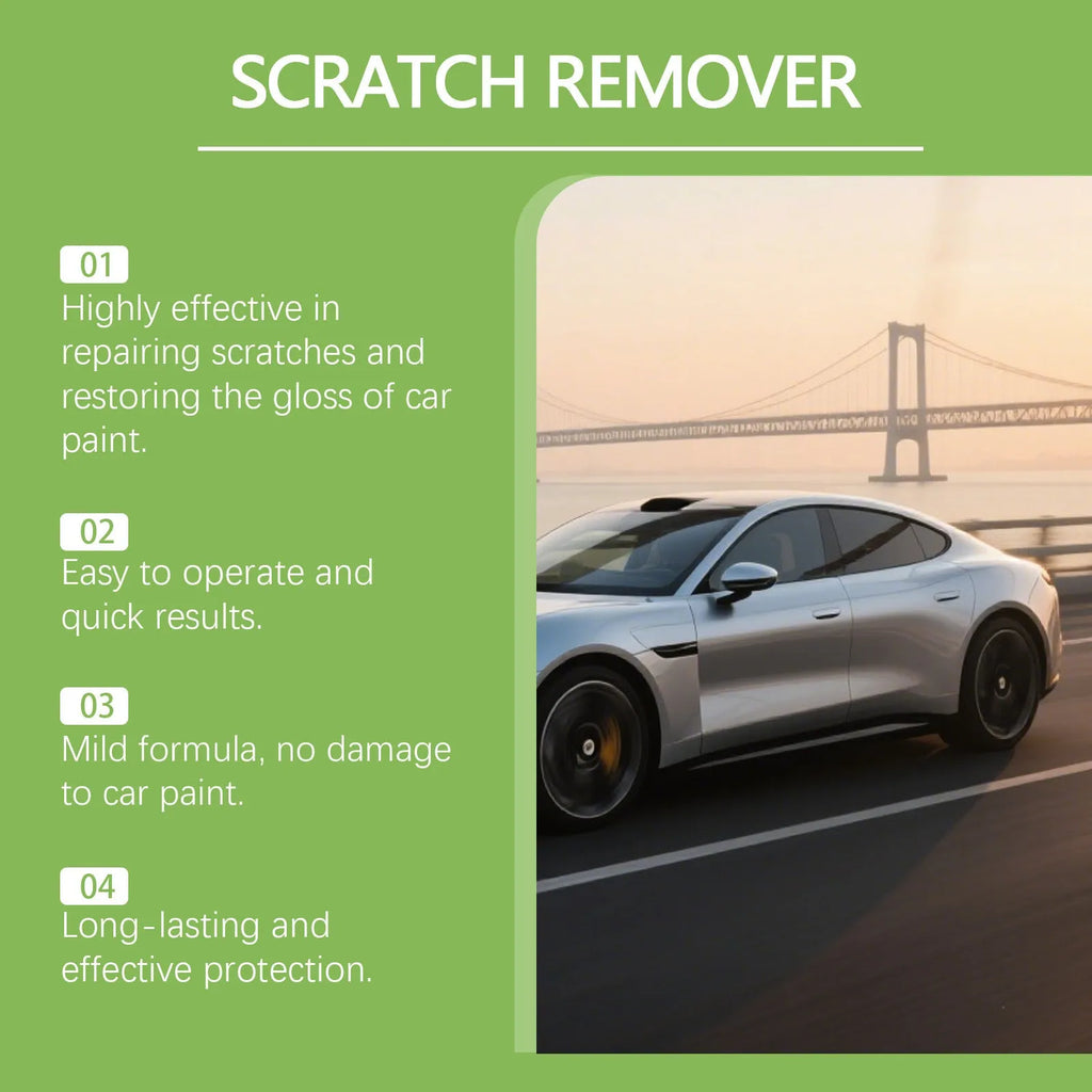 100g tube of nano coating car scratch repair polish cream for automotive paint.
