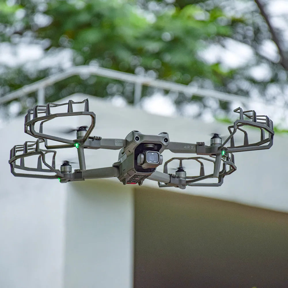 Grey ABS plastic propeller protection ring for DJI Air 2 and Air 2S drones.