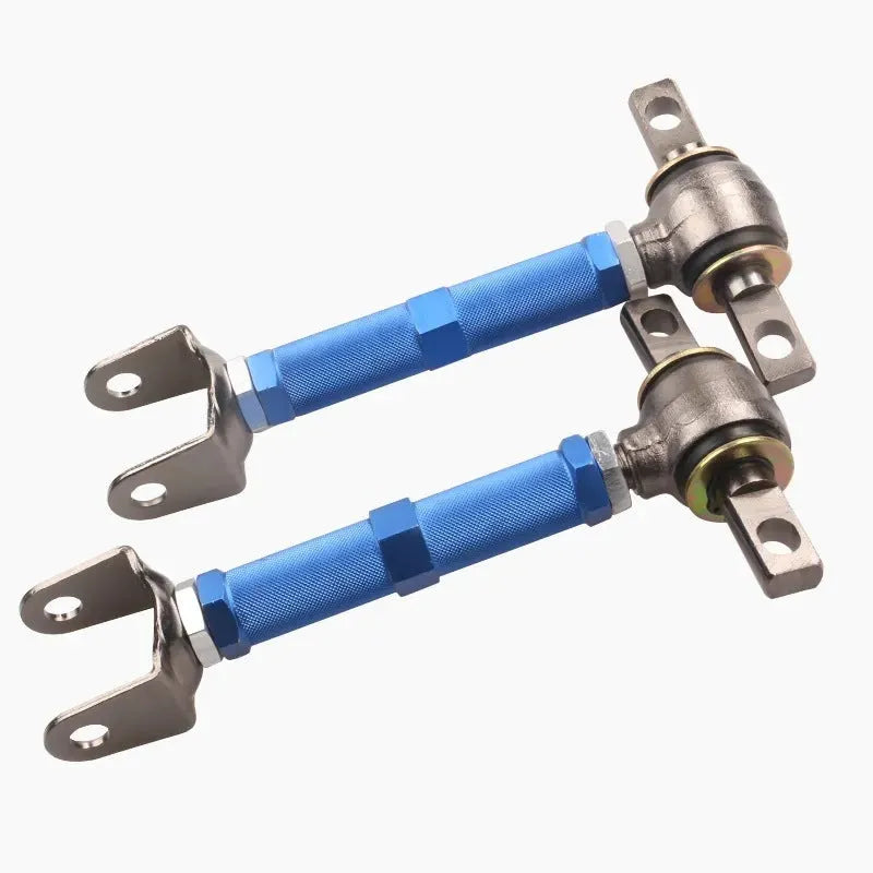 Aluminium alloy rear recliner pull rod for Honda Civic EP3, in blue anodised finish