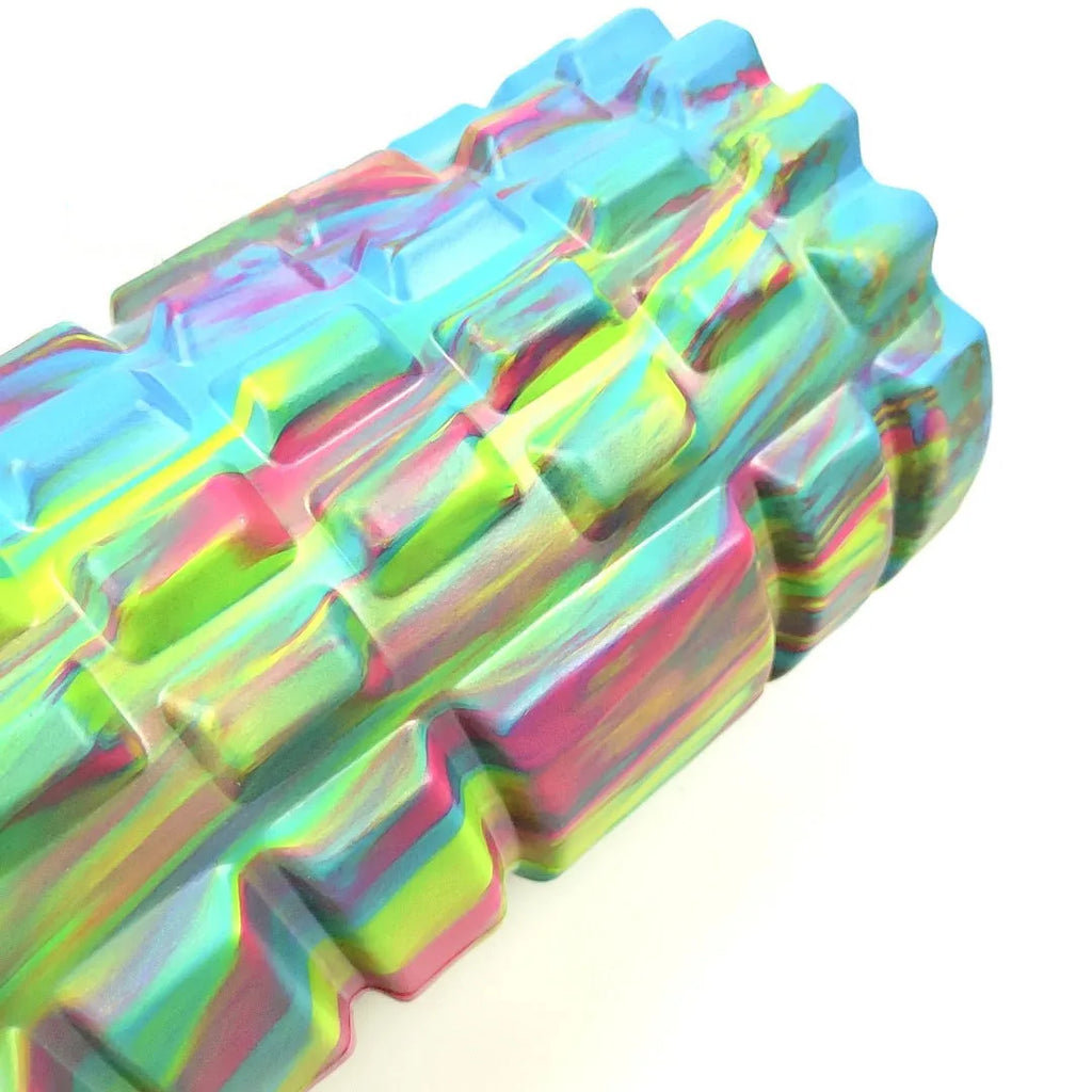 33cm camouflage pattern EVA foam roller in blue green yellow colour option