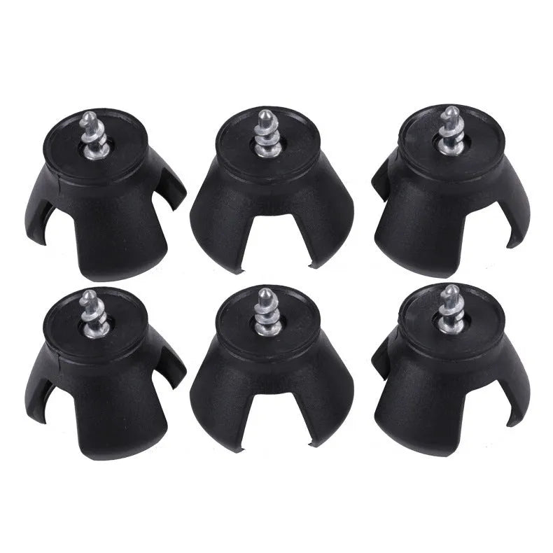 Black golf ball picking device with clip, weighing 60g, showing picking seat design