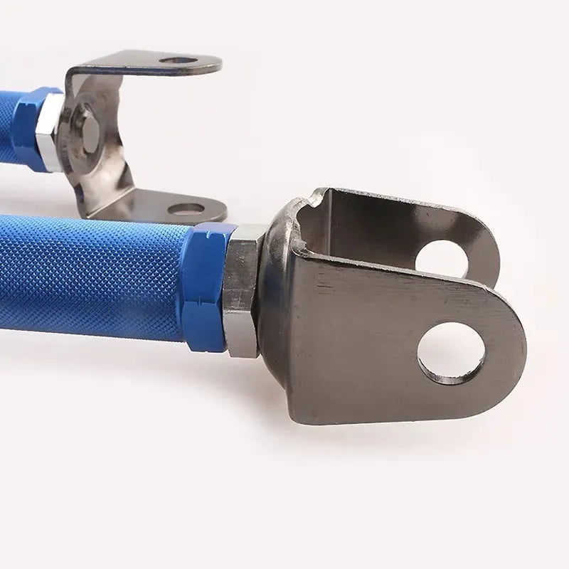 Aluminium alloy rear recliner pull rod for Honda Civic EP3, in blue anodised finish