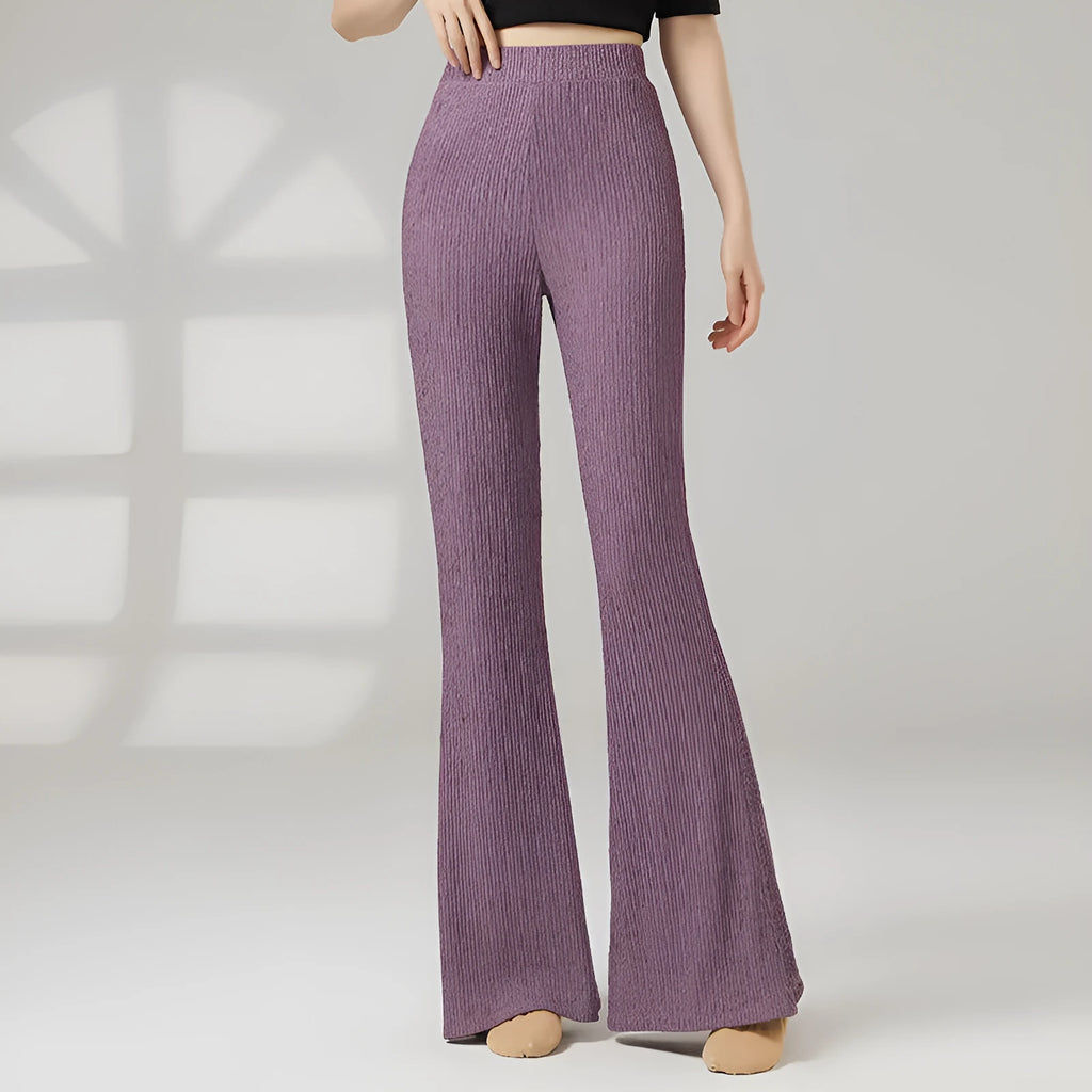 Women's classical dance practice pants in polyester fabric for body training available in multiple colours