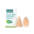 Silicone Privacy Invisible Sticker pack showing droplet and Y shape translucent adhesive stickers