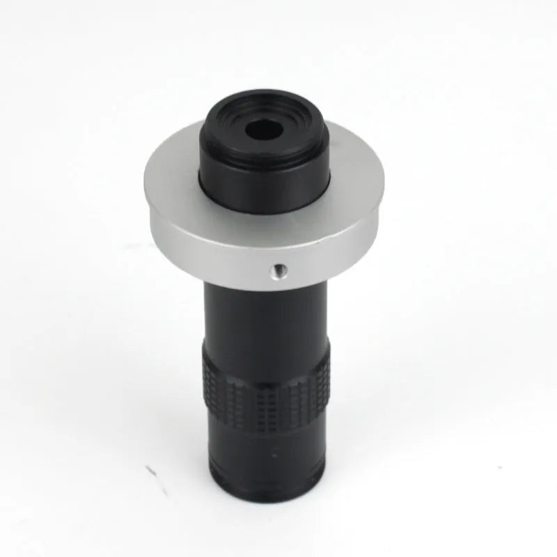 Black industrial camera monocular lens with 30mm diameter and 84mm length