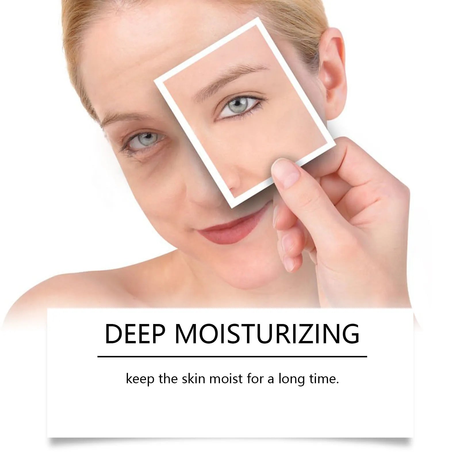 10ml eye cream tube with ten single-use vials containing hyaluronic acid and peptide formula for eyes and neck