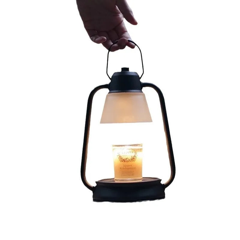 Nordic style decorative fragrance lamp in white with timing control for bedroom diffusion